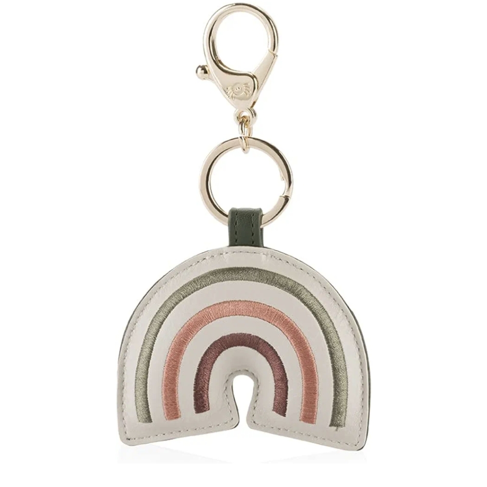 ❤️Itzy Ritzy Diaper Bag Charm Neutral Rainbow